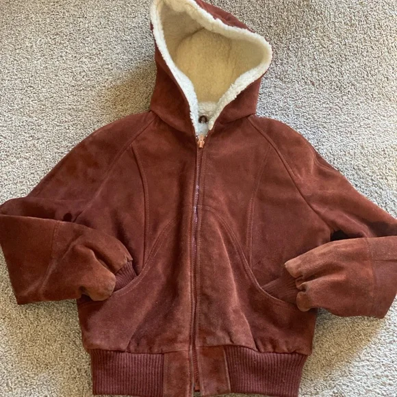 Vintage G-III New York leather bomber jacket with hood. - Picture 5 of 12